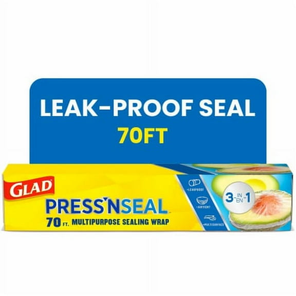 2X - Glad Press'n Seal Plastic Food Wrap