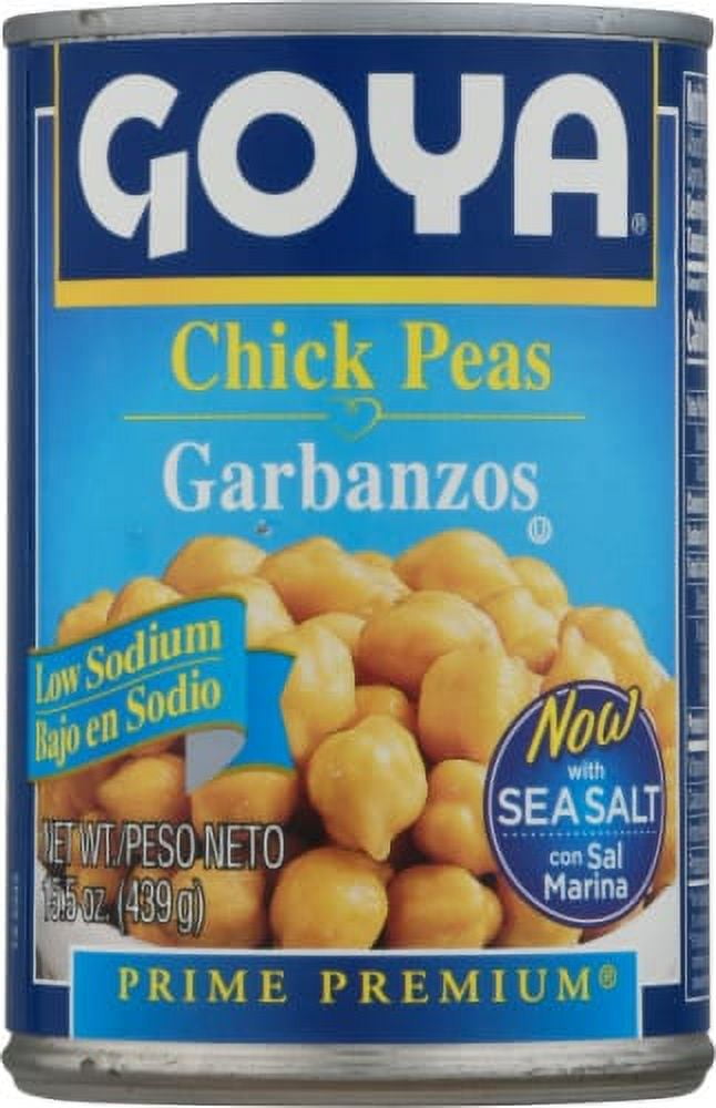 2X-Goya Low Sodium Chicken Peas - 15.5 oz