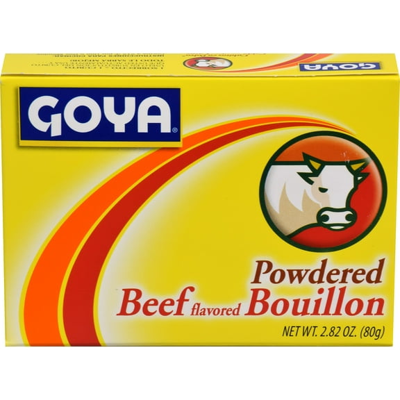 2X - Goya Powdered Beef Bouillion, 2.82 Ounce