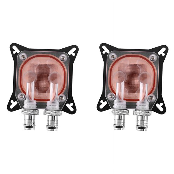 2X Gpu Water Block Cooling Double Channel of Copper Column Video Image Card Water Cooler Radiator 0.4mm for W40