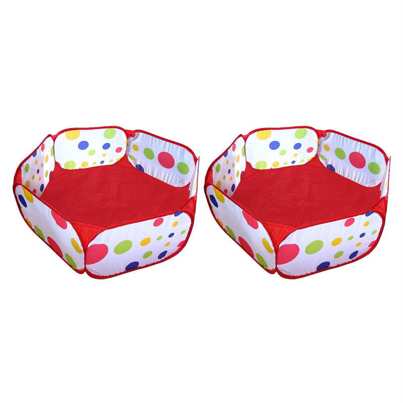 2X Guinea Pig Foldable Playpen Portable Small Animals Playpen Open