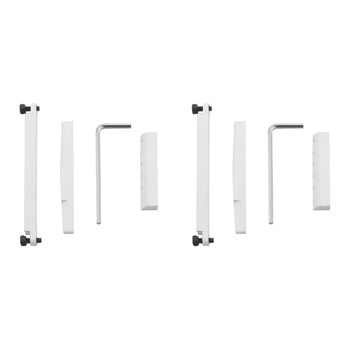 2X Guitar Bridge Saddle and Nut Replacement Bone Nut Saddle with Truss