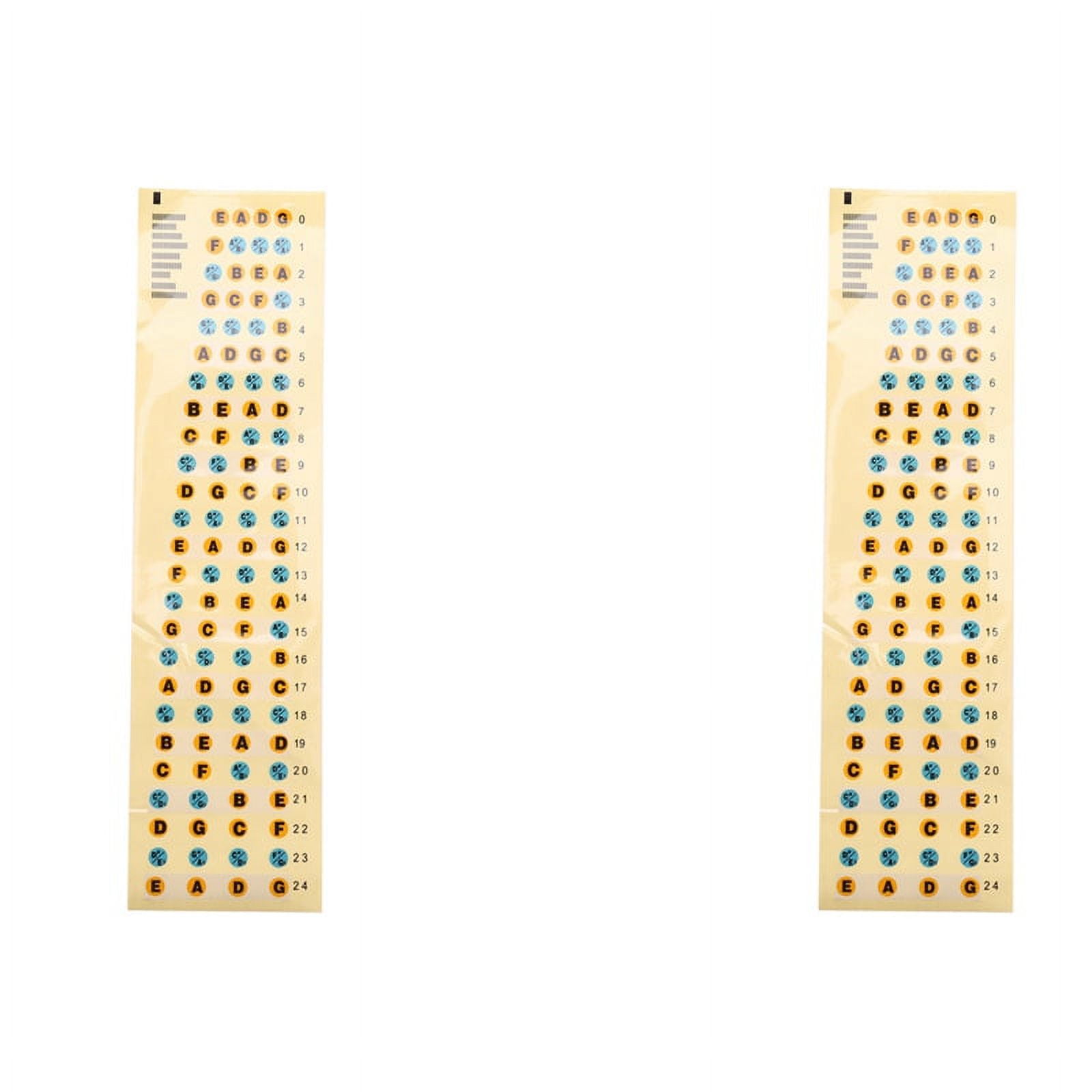 2X Guitar Fretboard Note Decals Fingerboard Frets Map Sticker for ...