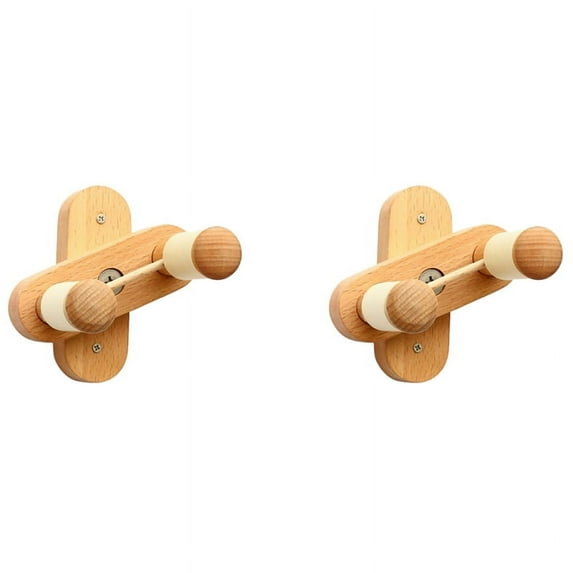 2X Guitar Hanger Wall Mount,Adjustable Guitar Hook Holder Guitar Wall Stand for Acoustic Electric Ukulele Guitars
