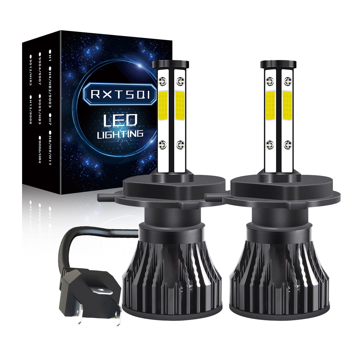 2X HB2 9003 H4 LED Headlight Bulbs High-Low Beam Plug&Play White for Toyota Camry 1997-1999,X15
