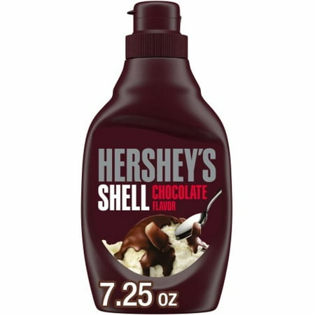 2X - HERSHEY'S Chocolate Shell Topping Bottle 7.25 oz