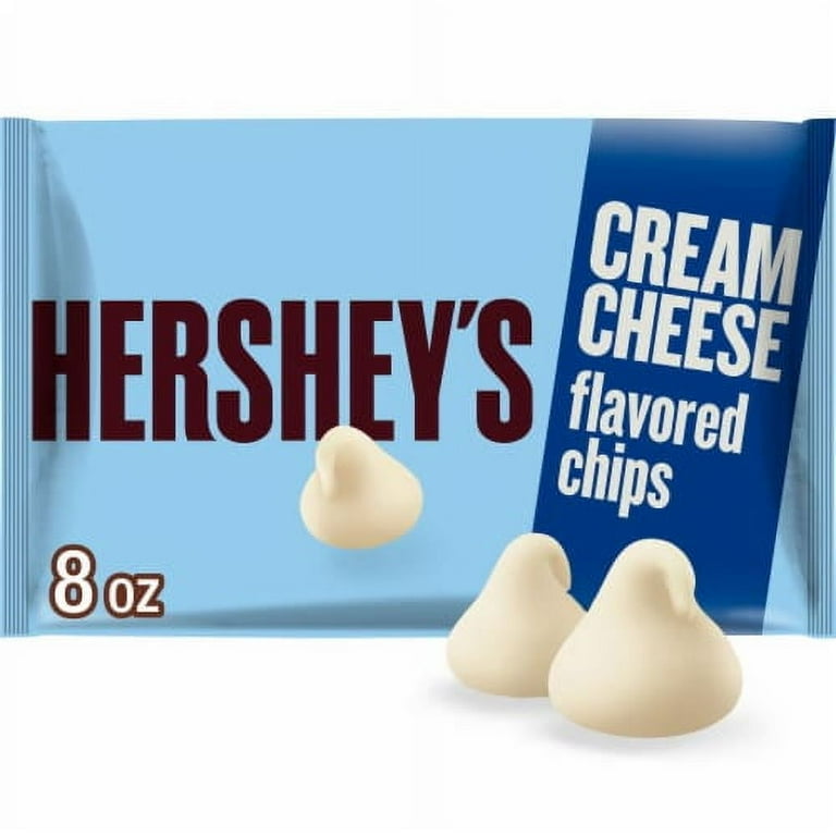 2X - HERSHEY'S Cream Cheese Flavored Baking Chips Bag - Walmart.com