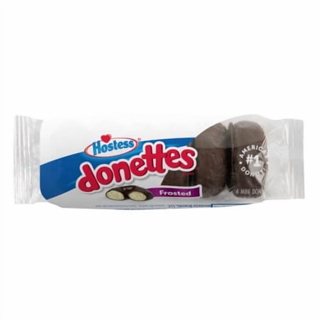 2X - HOSTESS Frosted DONETTES, Single Serve-6 ct / 3 oz