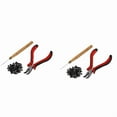 thumbnail image 1 of 2X Hair Extension Plier Hook Tool Kit + Micro-Link Beads, 1 of 5