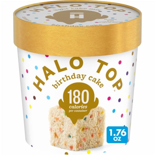 2X - Halo Top Single Serving Birthday Cake Light Cake Mix