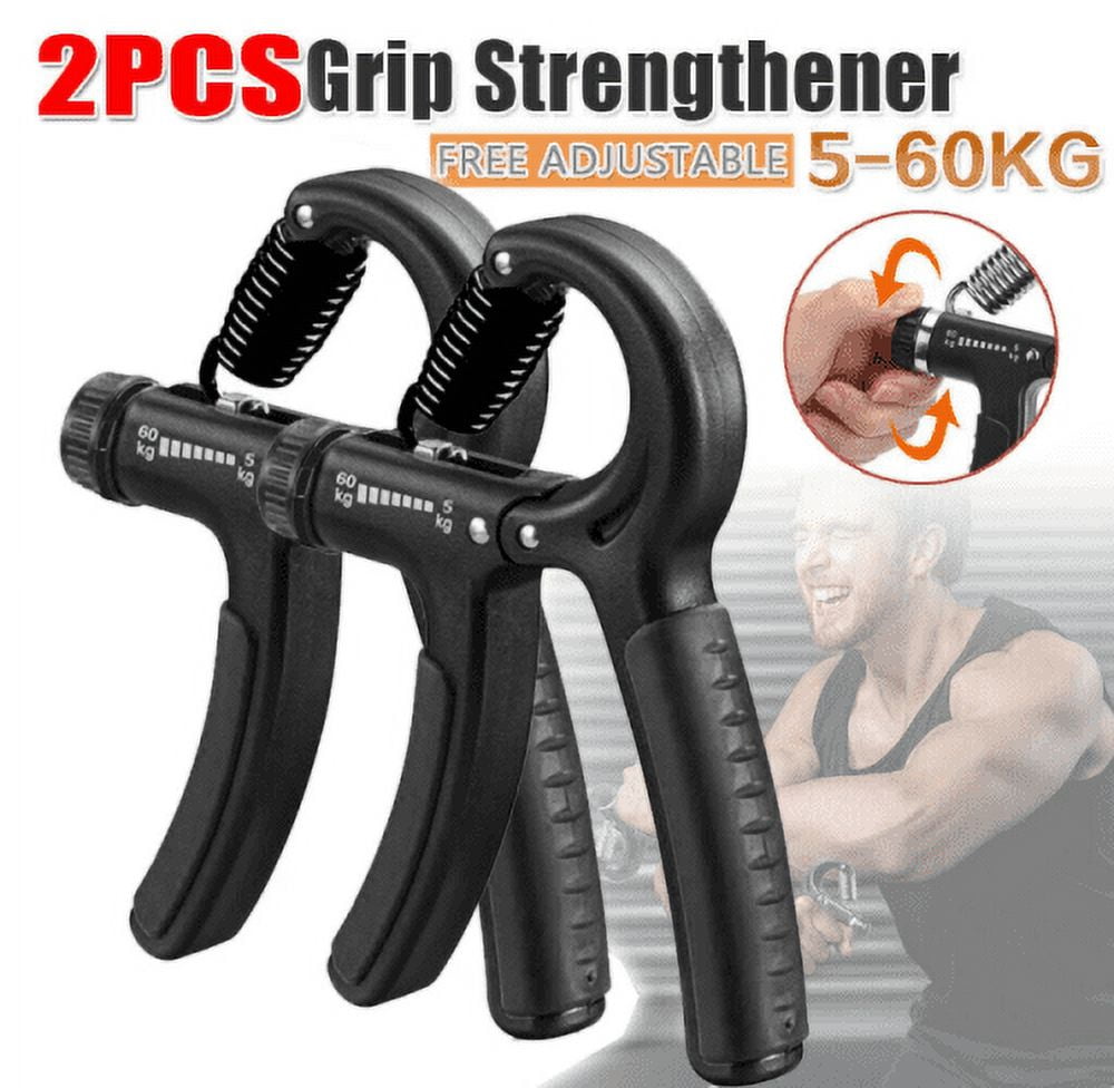 2X Hand Grip Strengthener Gripper Forearm Finger Exercise Strength ...