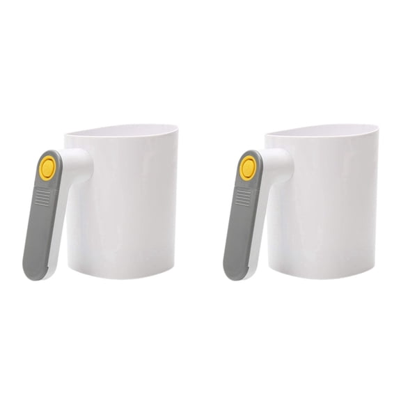 2X Handheld Electric Flour Sieve Icing Sugar Powder Stainless Steel Flour Screen Cup Shaped Sifter