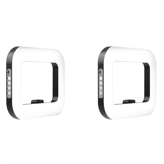2X Handheld Ring LED Rechargeable Fill Light Portable Mobile Phone Live Broadcast Photography Desktop Selfie Light,2 x Fill Light
