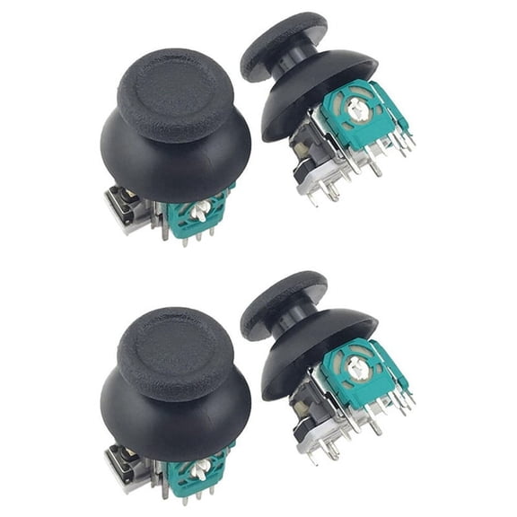 2X Handle 3D Thumb Joystick Left and Right Rocker for / PS4Slim / Pro Thumb Rocker Replacement