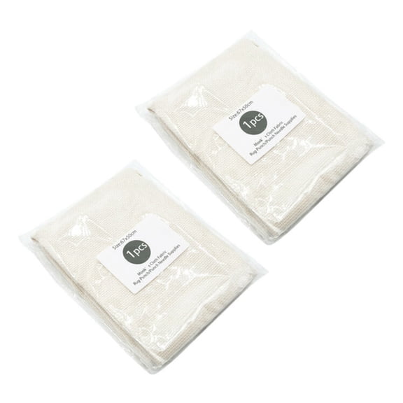 2X Handmade Cotton Yarn Monks Cloth Punch Needle DIY Embroidery Needlework Fabric 67X50cm