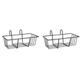 2X Hanging Baskets Shelf Railing Planter the Rail Fence Pots Stand