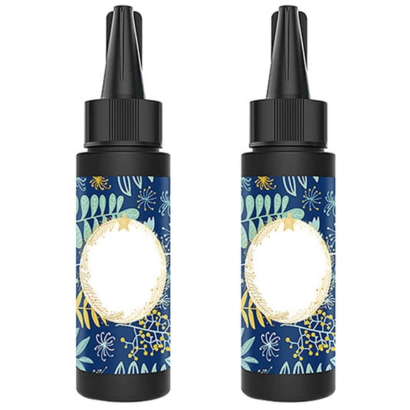 2X Hard UV Resin Glue Clear Ultraviolet Curing Quick Drying Epoxy Resin UV Glue DIY Jewelry Making Tools, 60G