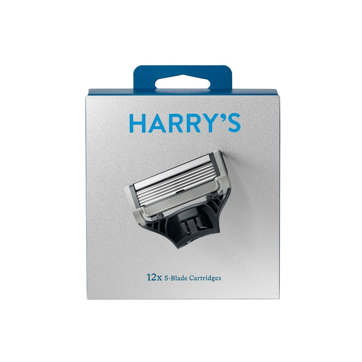 2X - Harry's 5-Blade Men's Razor Blade Refills - 12 Cartridges - Compatible with All Harry's Razors and Flamingo Razors