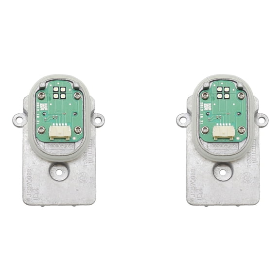 2X Headlight LED DRL Daytime Running Light Control Module Unit for W205 W156 X156 C-Class 2015-2016 A2059060601,2 x LED DRL Daytime Running Lights Control Module Unit,Silver