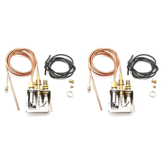 2X Health Gear Gas Thermocouple , M8 Thread Heating Gas Burner Thermocouple Probe for Gas Heater, , Oven, BBQ