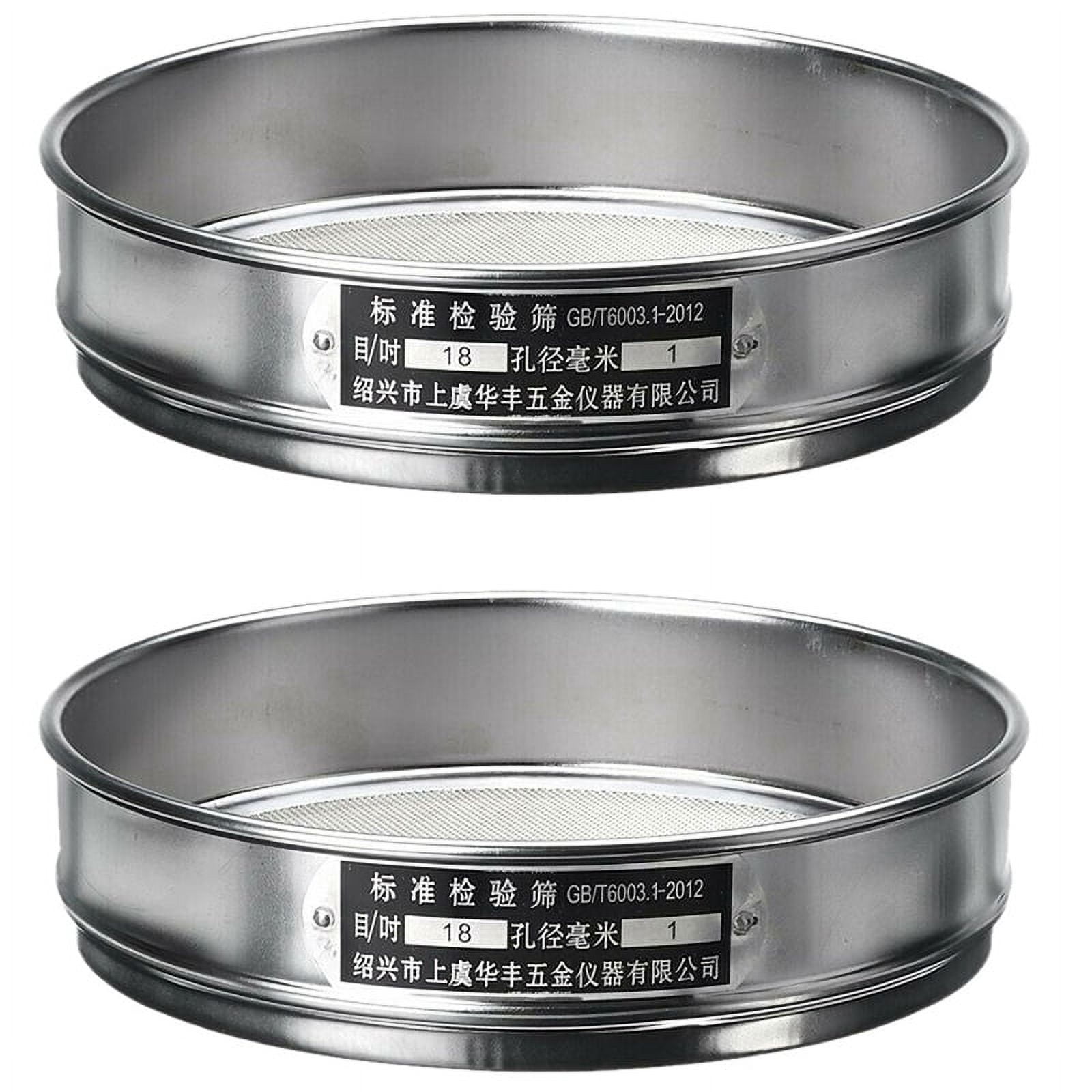 2X Heavy Duty Garden Riddle Sieve Mesh Soil Sift Compost Seed Tray ...