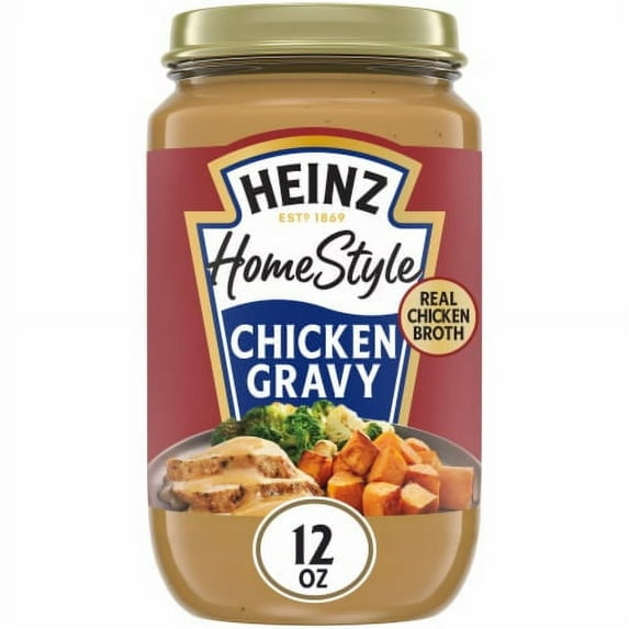 Heinz HomeStyle Classic Chicken Gravy, 12 oz Jar (Pack of 2)