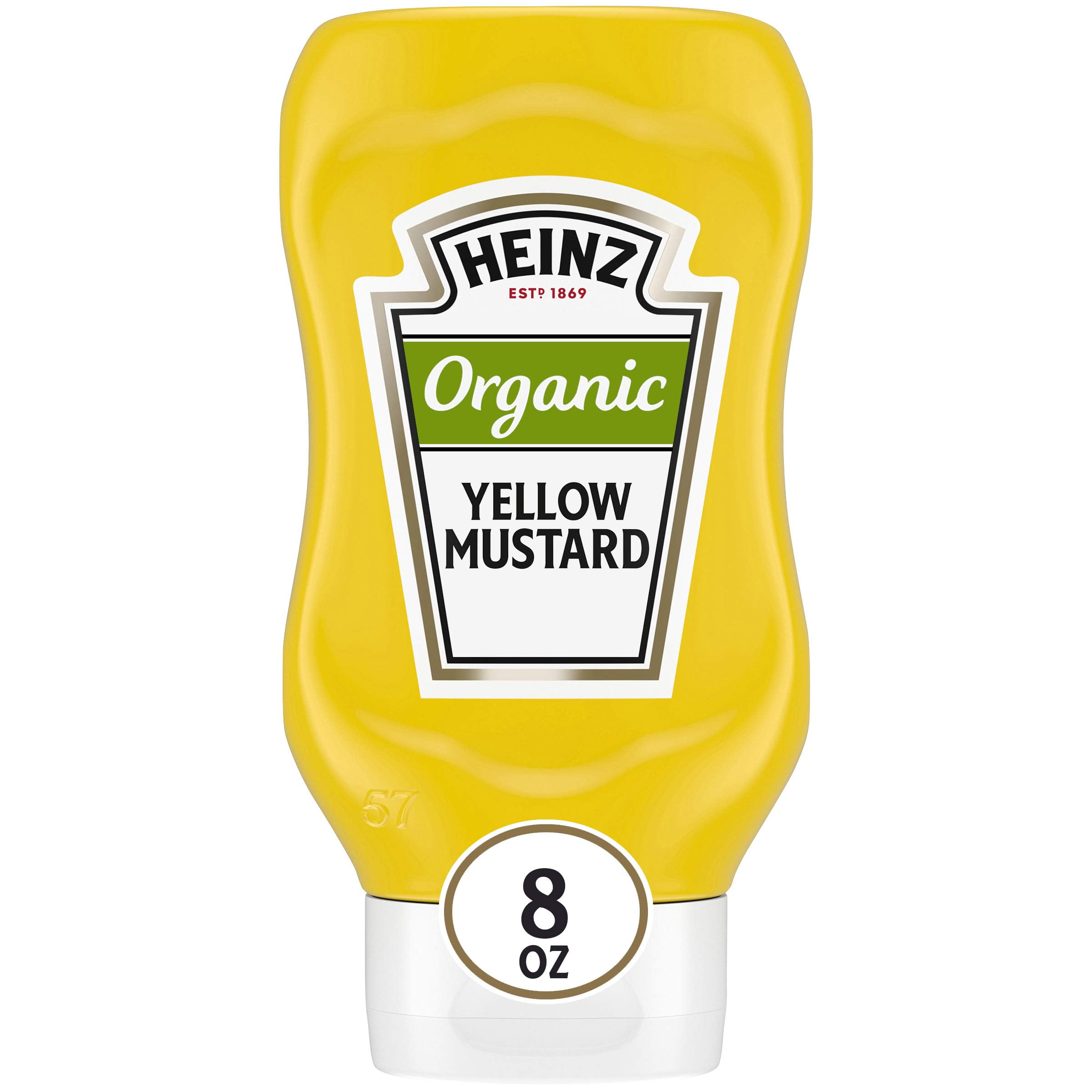 2X - Heinz Organic Yellow Mustard (8 Oz Bottle)