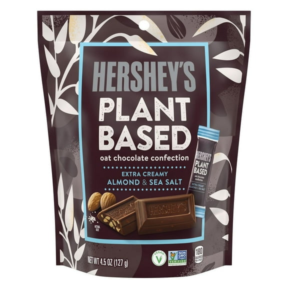 2X - Hershey's Plant Based Extra Creamy with Almond and Sea Salt Bag Candy - 4.5oz