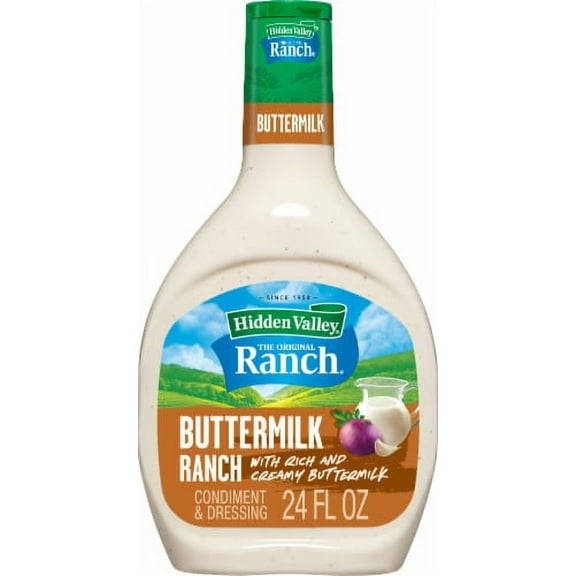 2X-Hidden Valley Buttermilk Ranch Topping and Dressing - 24 fl oz