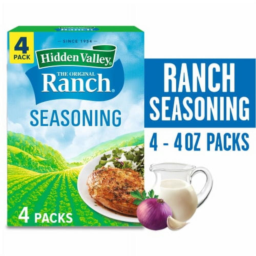 2X - Hidden Valley Original Ranch Salad Dressing and Seasoning Mix ...