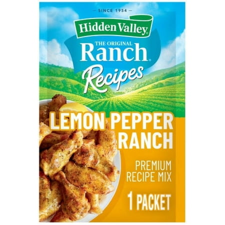 2X - Hidden Valley Ranch Recipes Lemon Pepper Ranch Seasoning Mix