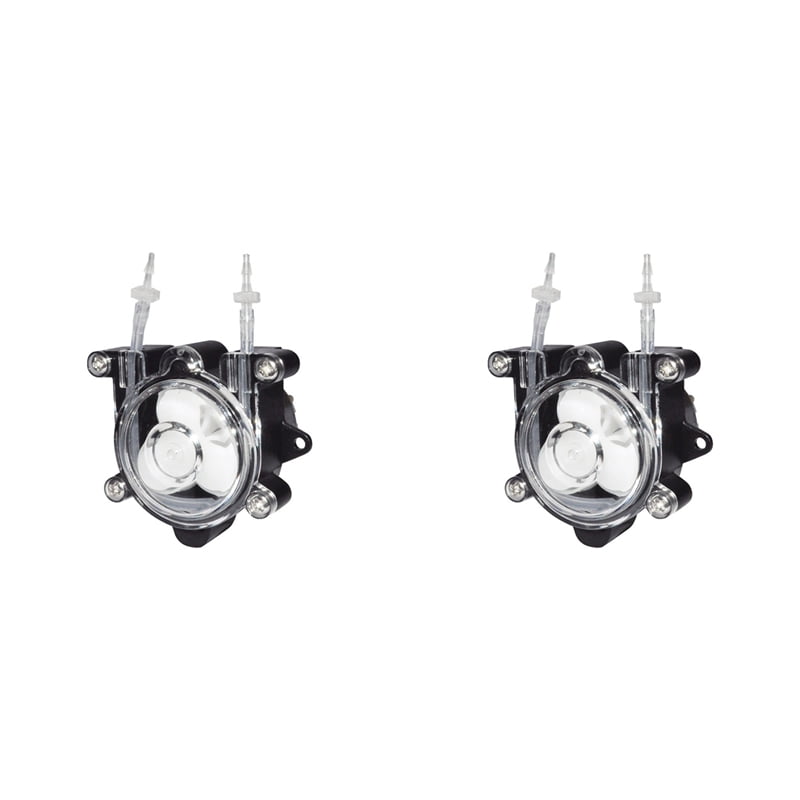 2X High- Peristaltic Pump 12V Miniature Dosing Pump Peristaltic Hose Pump for Lab Aquarium Liquid Dosing Pump B