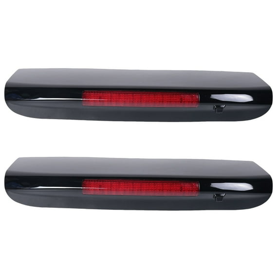 2X High Mounted Third 3Rd Brake Light, Rear Tail Light for Land 3 2004-2009 & 4 2010-2016,2 x 3rd Brake Light,Black
