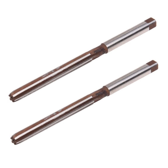 2X High Speed Steel Straight 5mm 6-Flute Hand Reamer 3.3 inch Length