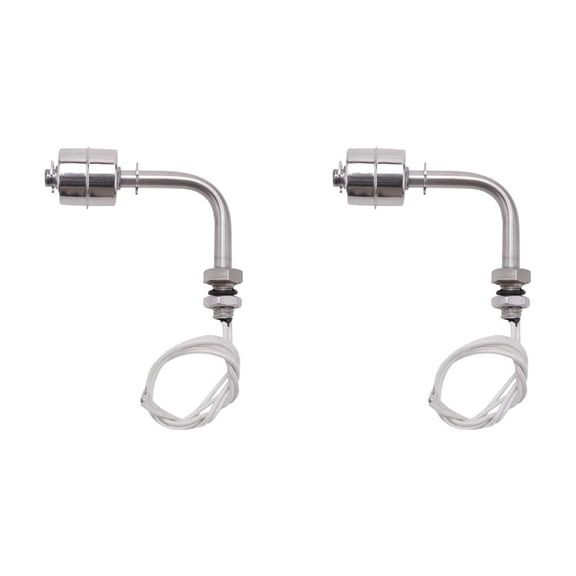 2X High Temperature Stainless Steel Side Mounted Single Float Switch Water Liquid Level Oil Level Controller Sensor