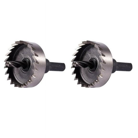 2X Hole Saw Tooth HSS Steel Hole Saw Drill Bit Cutter Tool for Metal Wood Alloy 40mm