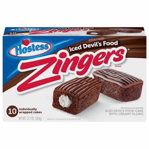 2X - Hostess Zingers Devil's Food Cakes