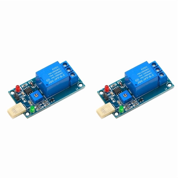 2X Humidity Switch Module HR202 Humidity Switch Relay Module Humidity Sensor Controller DC5V Portable Module