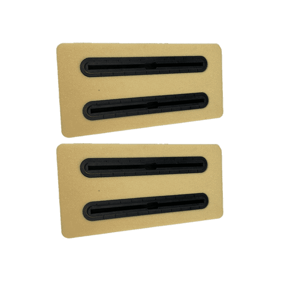 2X Hydrofoil Rail Box Foil Box Pvc Foam Hydrofoil Box(Black)