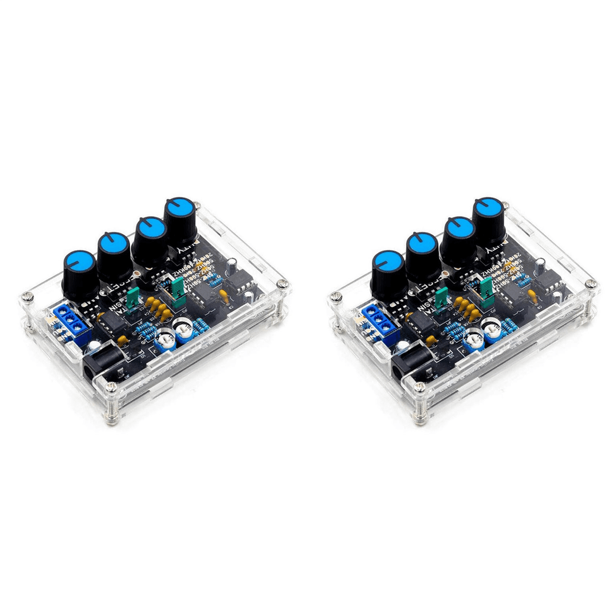 2X ICL8038 High Precision Adjustable Signal Generator Kit Sinusoidal Triple-Cornered Square Output 5Hz-400Khz