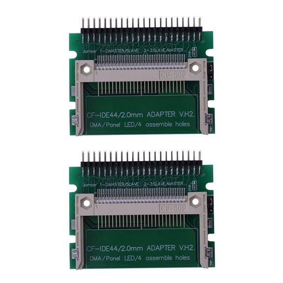 2X IDE 44 Pin Male to Compact Flash Male Adapter Connector,2 x IDE 44 Pin Male to Adapter,Green