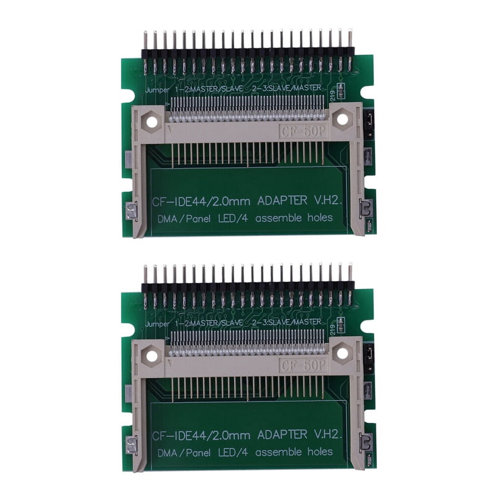 2X IDE 44 Pin Male to Compact Flash Male Adapter Connector - Walmart.com