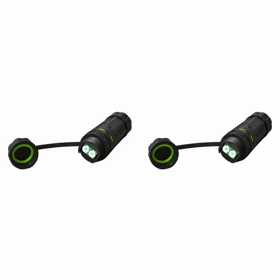 2X IP68 Waterproof Fiber Optical Adapter High-Quality SC to LC Extension Connector LC Extend Coupler Adapter LC Duplex