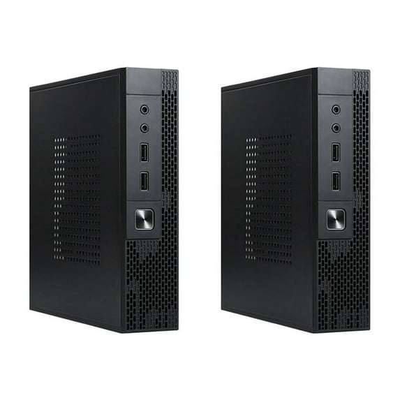 2X ITX Computer Case TX02 Mini Desktop Case Industrial Control HTPC Case