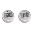 2X Ice Bath Thermometer and Timer, Water Thermometer for Ice Bath ...