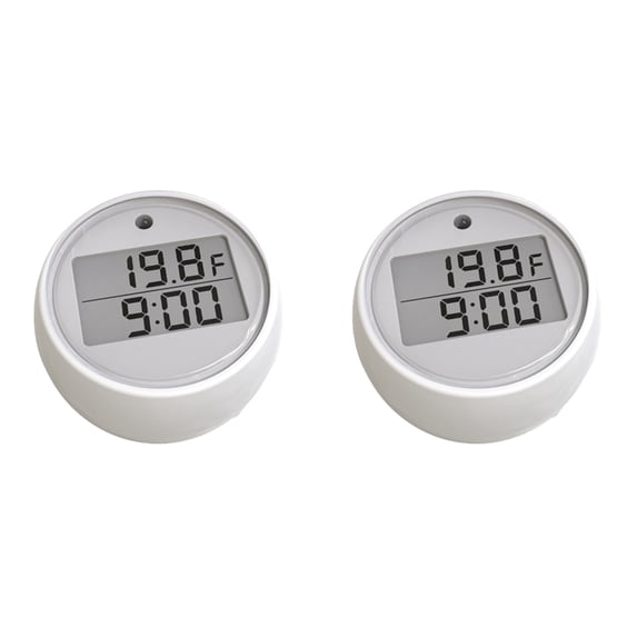 2X Ice Bath Thermometer and Timer, Water Thermometer for Ice Bath ...