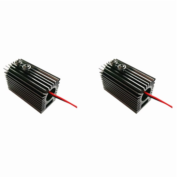 2X Industrial Grade 532Nm 30Mw Dot Green Laser Module 45x27x22