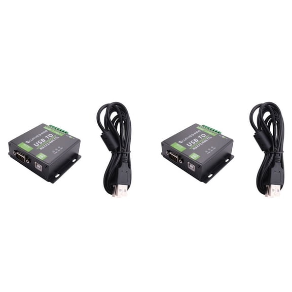 2X Industrial USB TO RS232/RS485/TTL Isolated Converter with FT232RL Embedded Protection Circuits Diode