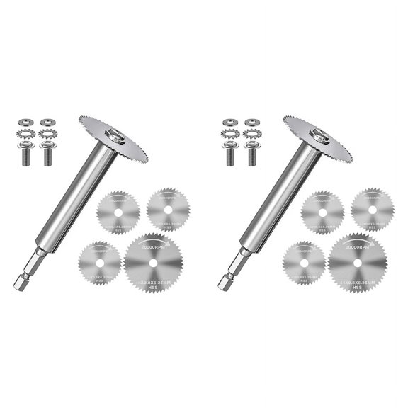 2X Inside Pipe Cutter, 1/4 Inch Hex PVC Plumbing Inside Cutter Internal Plastic Pipe Cutter Set (32mm x6, 44mm x 2)
