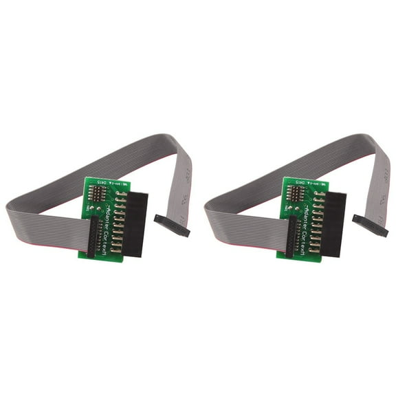 2X JTAG Cable Round Interface Board (2X10 2.54mm) to SWD (2X10 1.27)